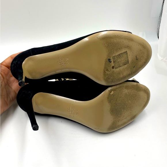 Valentino peep toe booties 39.5 - Picture 4 of 6